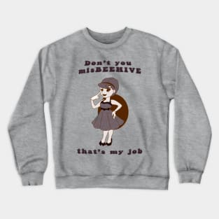 Old Cartoon Style pin up misBEEHIVE Crewneck Sweatshirt